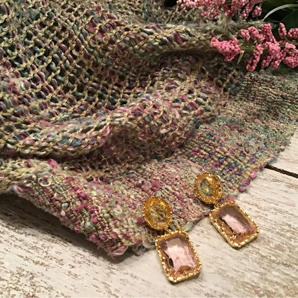 Rectangular Earrings - Picture 4 of 7